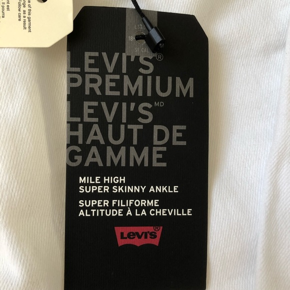 Levi’s skinny cropped jeans 28 - Picture 3 of 5